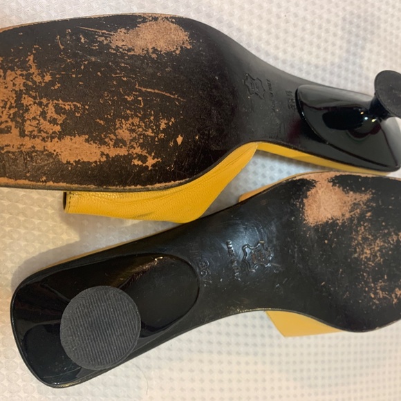 Divina Italian sandals with cute heel Sz ~6 - Picture 4 of 5